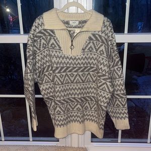 Aerie half zip sweater